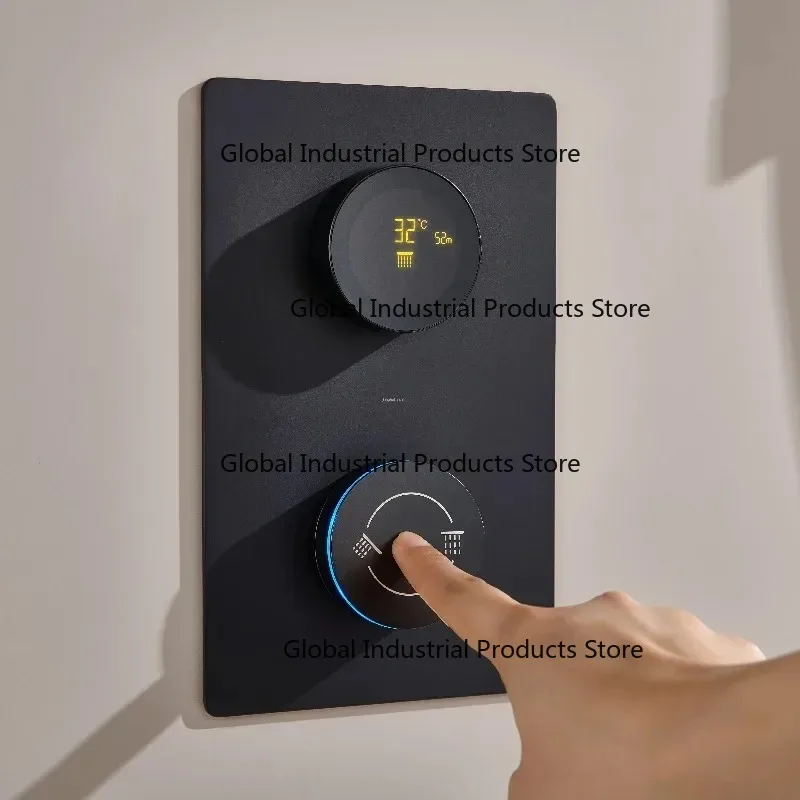 WiFi APP Digital Shower Mixer Bathroom Shower System Thc Concealed Shower Set