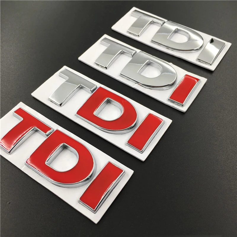 حروف معدنية ثلاثية الأبعاد للسيارة ، ملصقات ، تي دي ، شعار ، شعار ، إكسسوارات شارة ، MK2 ، MK4 ، MK5 ، MK6 ، MK7