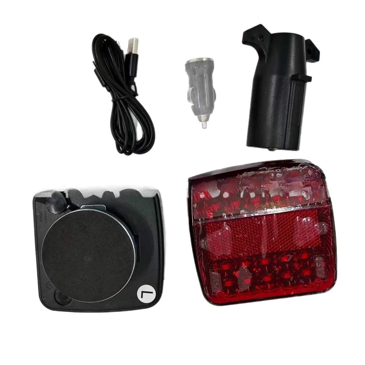 

New Magnetic Wireless Car Tail Light Set Waterproof LED Trailer Cargo Modified Car Tail Light 12-24V