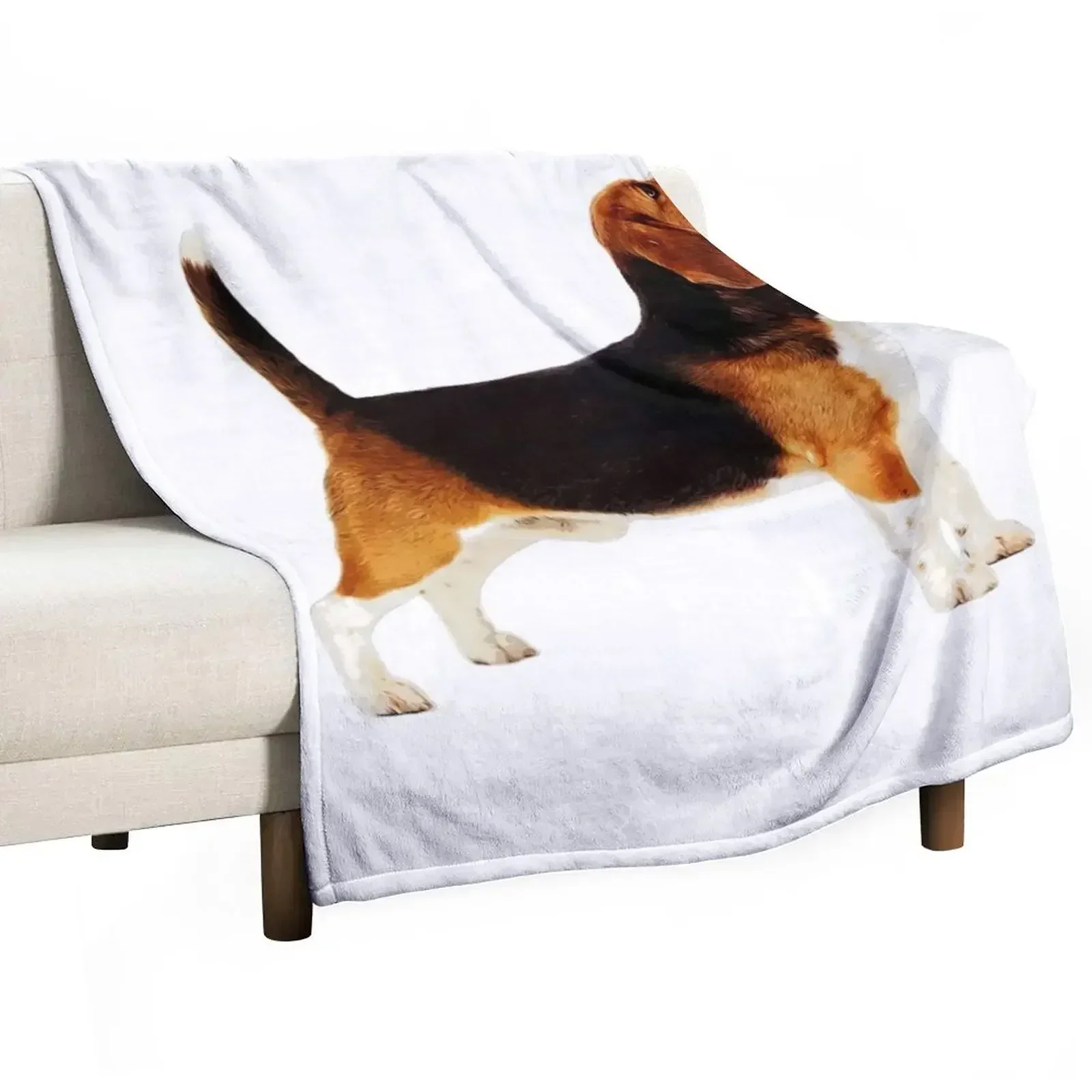 New Cute Stacked Beagle Throw Blanket Picnic Plaid Polar Thermal wednesday Large Blankets