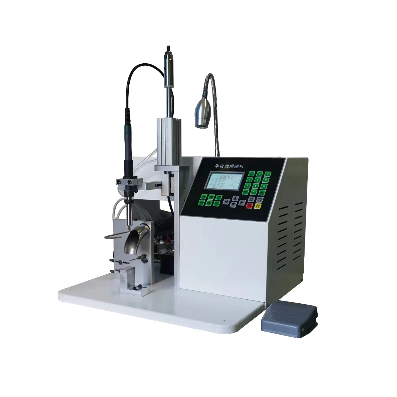 PCB Board Cable Wire Soldering Machine, Semi-Automatic 331 Mode BZD02A LED Lamp Strip