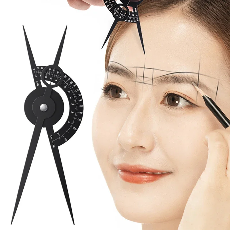 

Permanent Makeup Measure Stencil Tattoo Supplies 1pcs Stainless Steel Microblading Eyebrow Golden Ratio Ruler Caliper