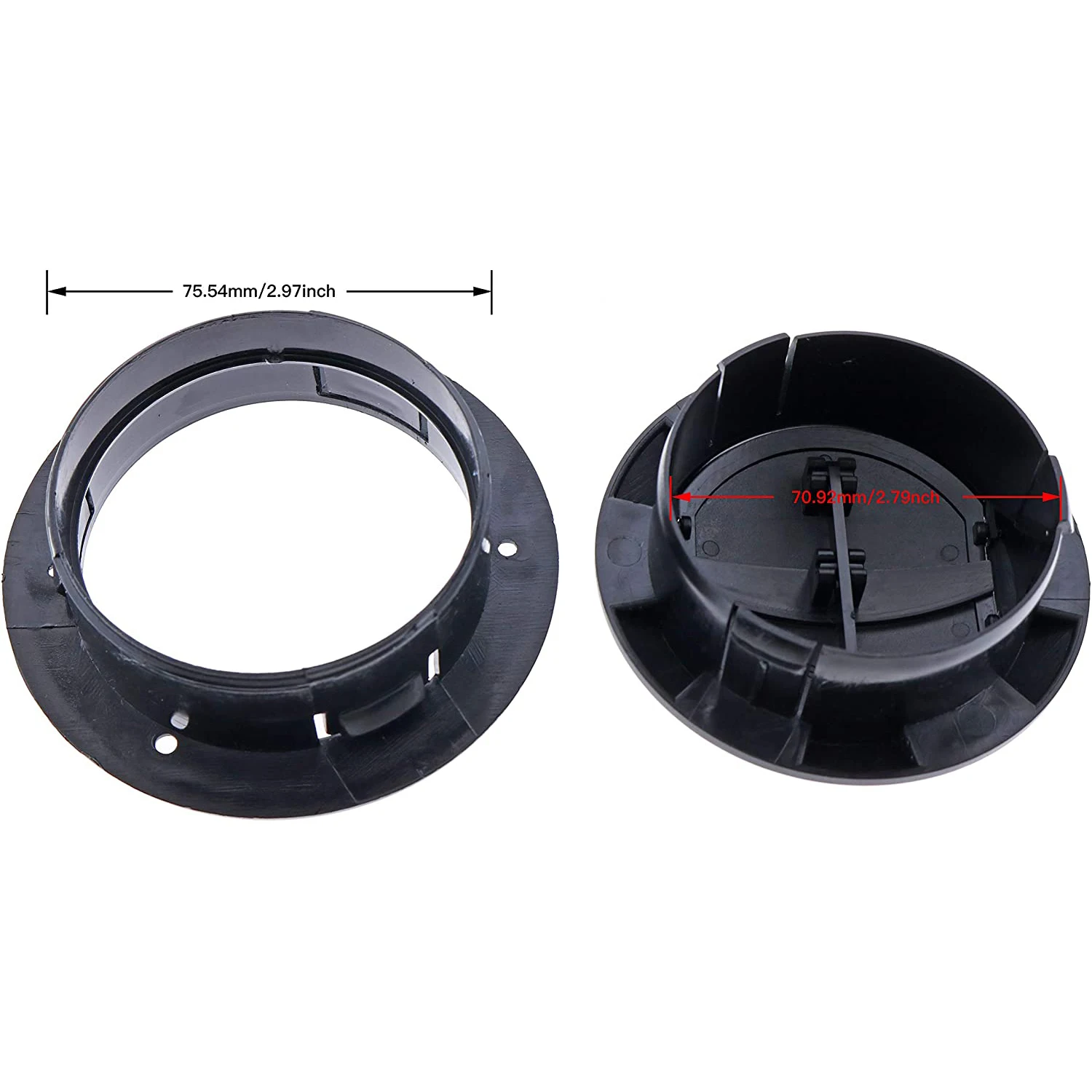 4PCS Cab Heater Vent Cover Louver 6674231 For Bobcat 320 322 323 753 763 773 863 873 883 S130 S150 S160 T110 T140 T180