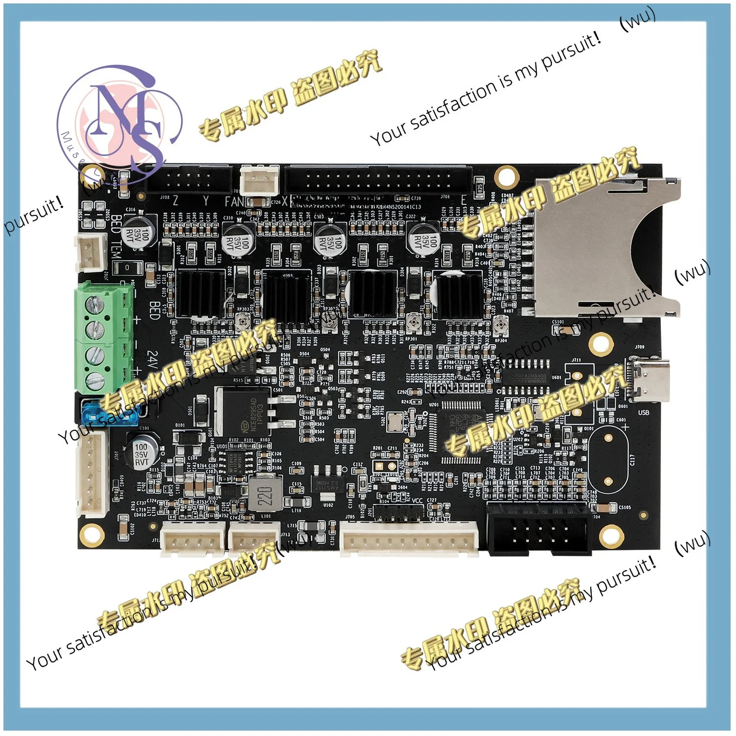 Silent Mainboard v2.4.S1 32-bit TMC2208 STM32F401RCT6 For Ender-3 S1 Pro Ender-3 S1 Plus 3D Printer Parts