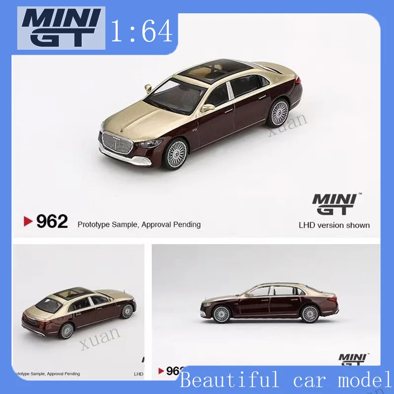 

MINI GT 1:64 Mercedes Maybach S680 962 Alloy Car Model Collection Decoration Piece Collect car models.