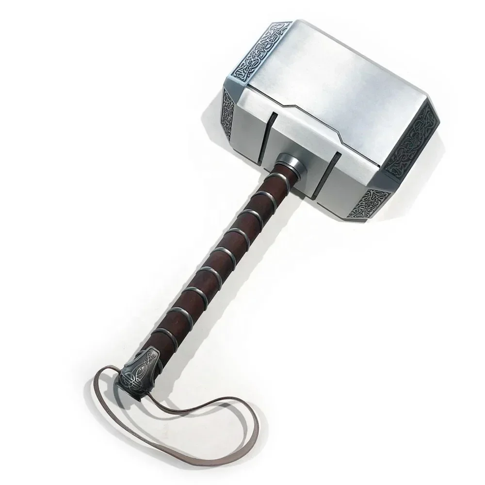 Hot Sale High Quality 1:1 Real Size Pure Metal Made Thor Hammer