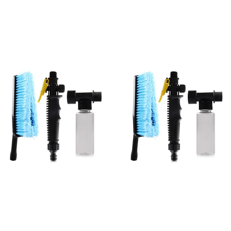 

BT-2X Щетка для мойки автомобиля Инструмент для очистки распылением воды Мягкая щетина Тряпка с длинной ручкой
