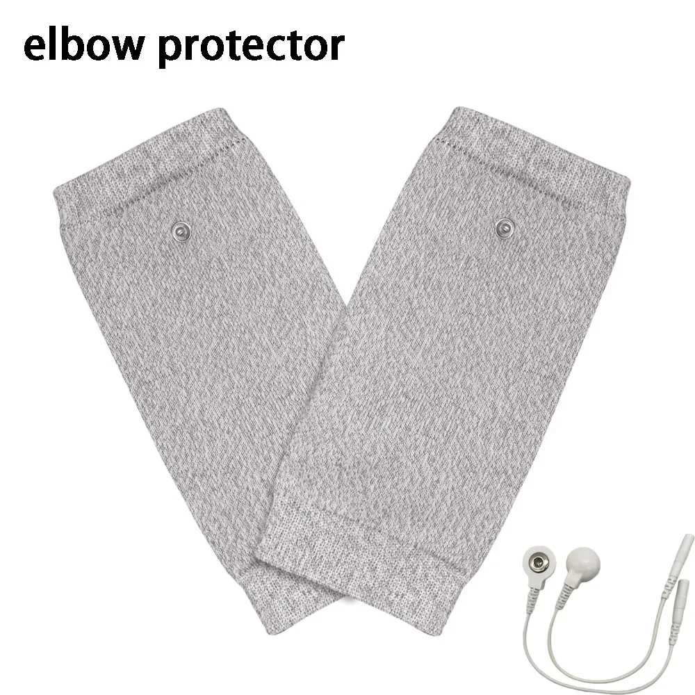 lot Conductive Silver Fiber TENS/EMS Electrode Therapy Gloves+Socks+Knee Pads Electrotherapy Unit For Phycical Therapy