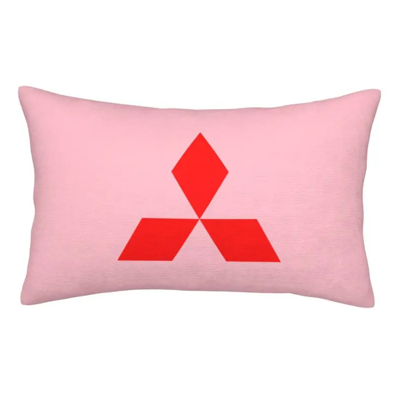 Custom Motor-M-Mitsubishies Motorsport Pillow Case 60cmx40cm Luxury Cushion Cover Rectangle Pillowcase