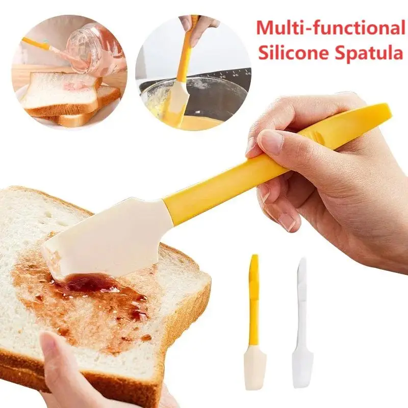 

All-in-One Kitchen Scraper - Silicone Spatula with Can Opener, High Temp Resistant for Baking, Jam Making