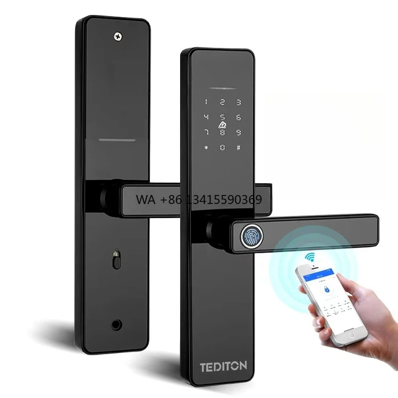 

Fechadura Digital TTlock American Indoor Fingerprint Smart Door Lock Electronic Intelligent Door Locks Smart for Wooden Doors