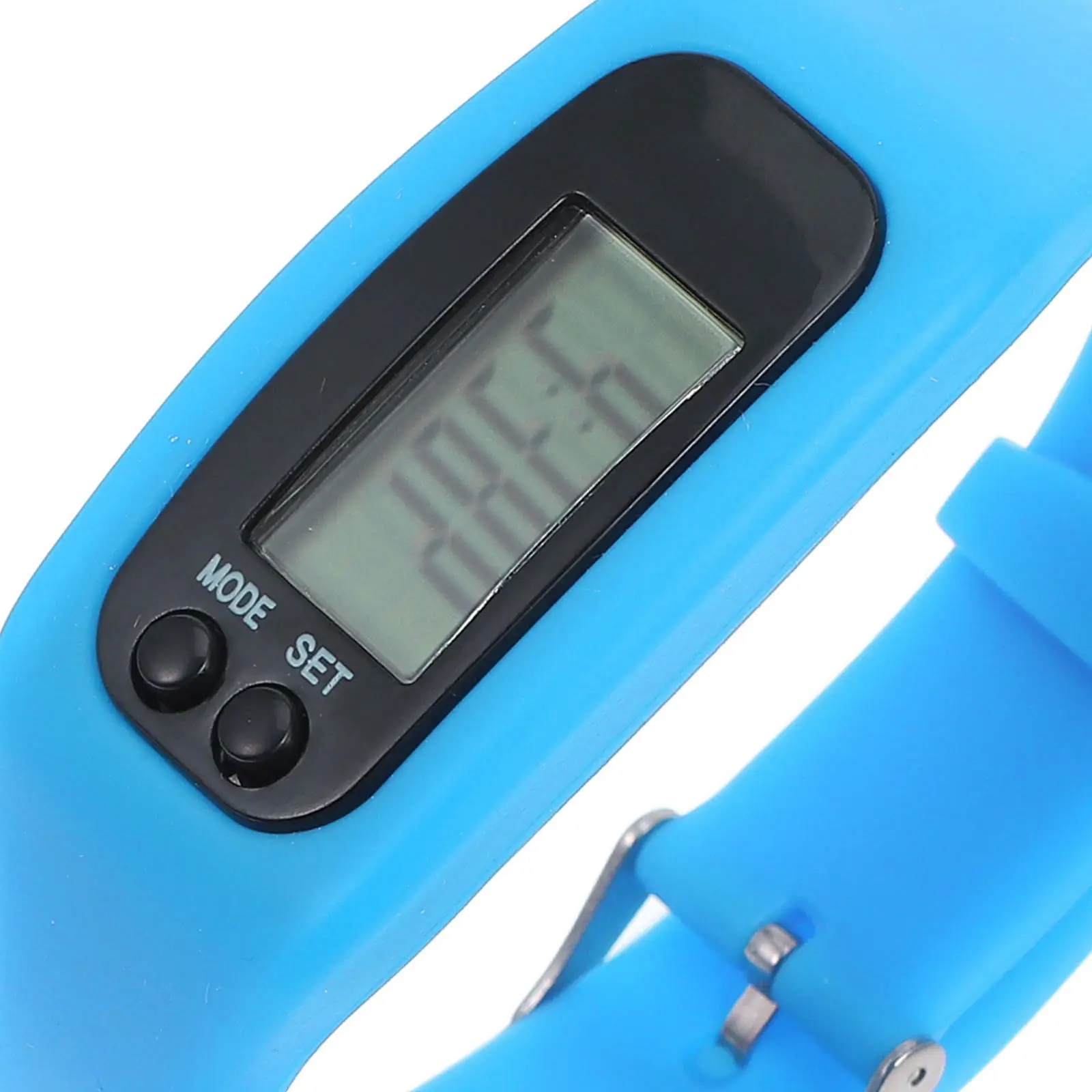 Silicone Wrist Pedometer Watch Step Counter Bracelet Portable Lightweight Simple Design Needed Large Screen for Elderly