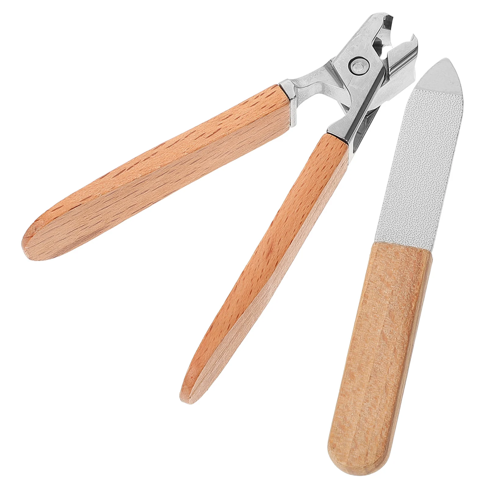 1 Juego de cortaúñas de acero inoxidable, Kit de manicura portátil, herramientas de pedicura de viaje, Kit de cuidado de uñas para mujeres y hombres