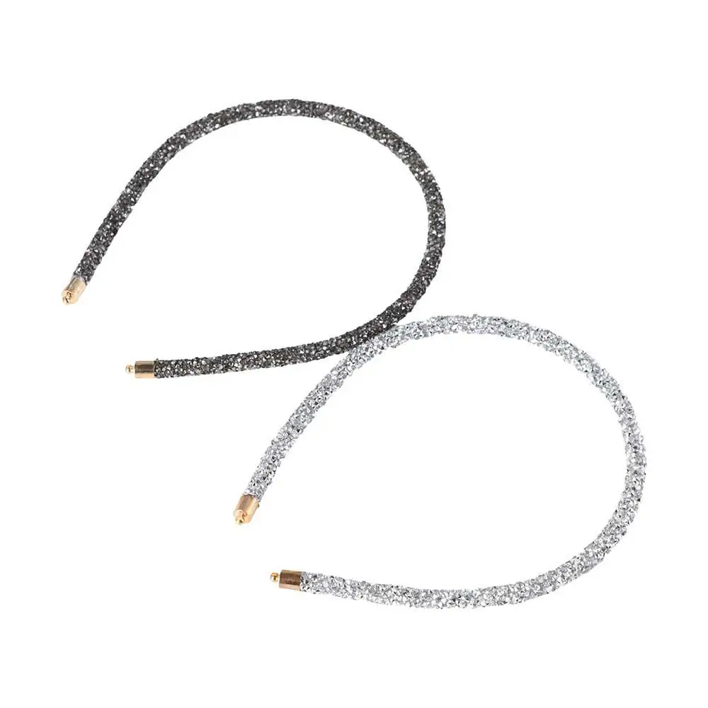 

Fashion Girls Rhinestone Crystal Shinny Headwear Beads Bezel Headband Headhoop Hairband