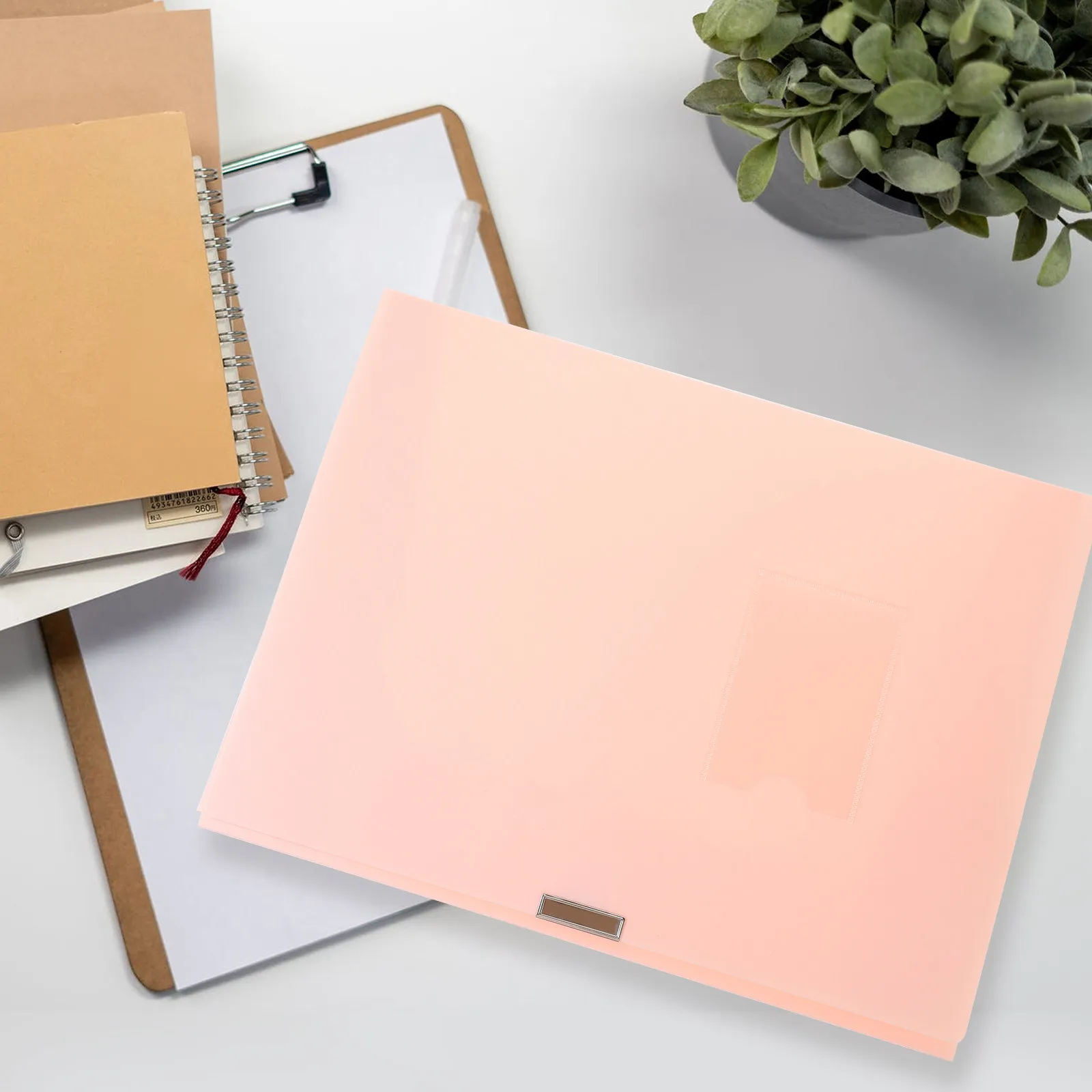 Desk Organizer for Files Documents Receipts PP Material Light Yet Sturdy Desktop File Storage Box Modern Minimalist Design
