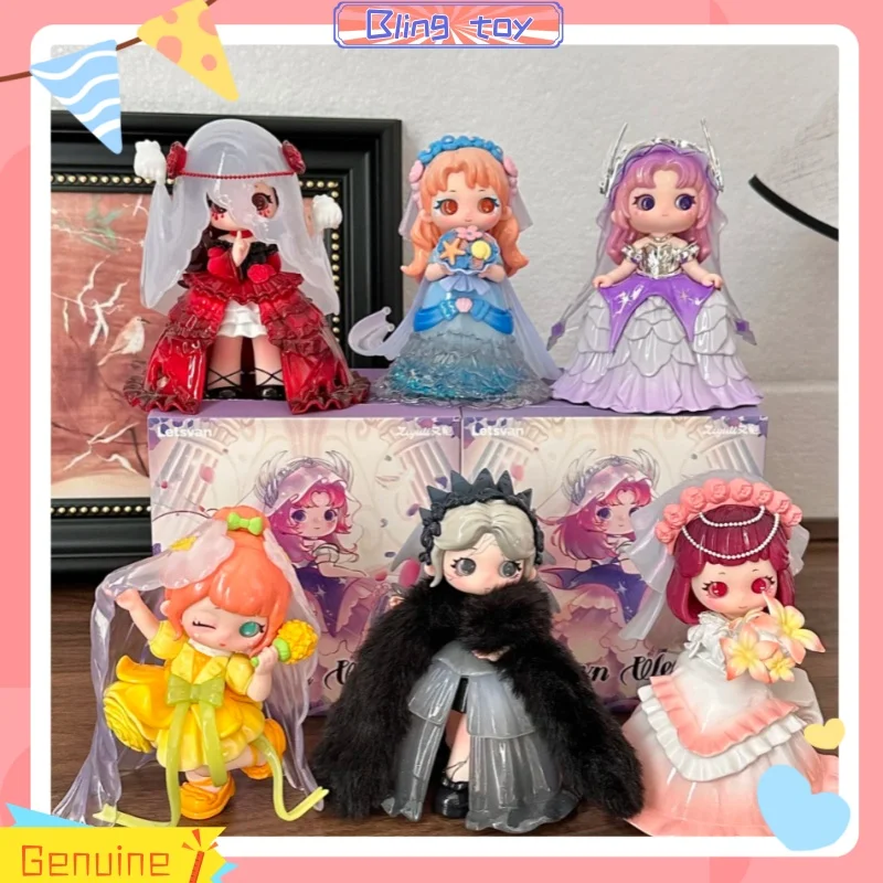 

New Authentic In Stock Ziyuli Sixth Generation Glory Riding Banquet Gift Series Blind Box Desktop Ornament Pvc Toy Girl Gift