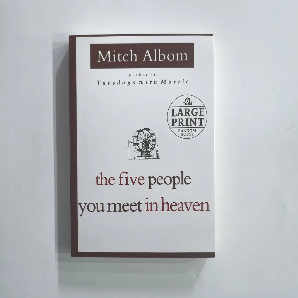 

The Five People You Meet In Heaven By Mitch Albom English Emotional Healing Novel Story Book