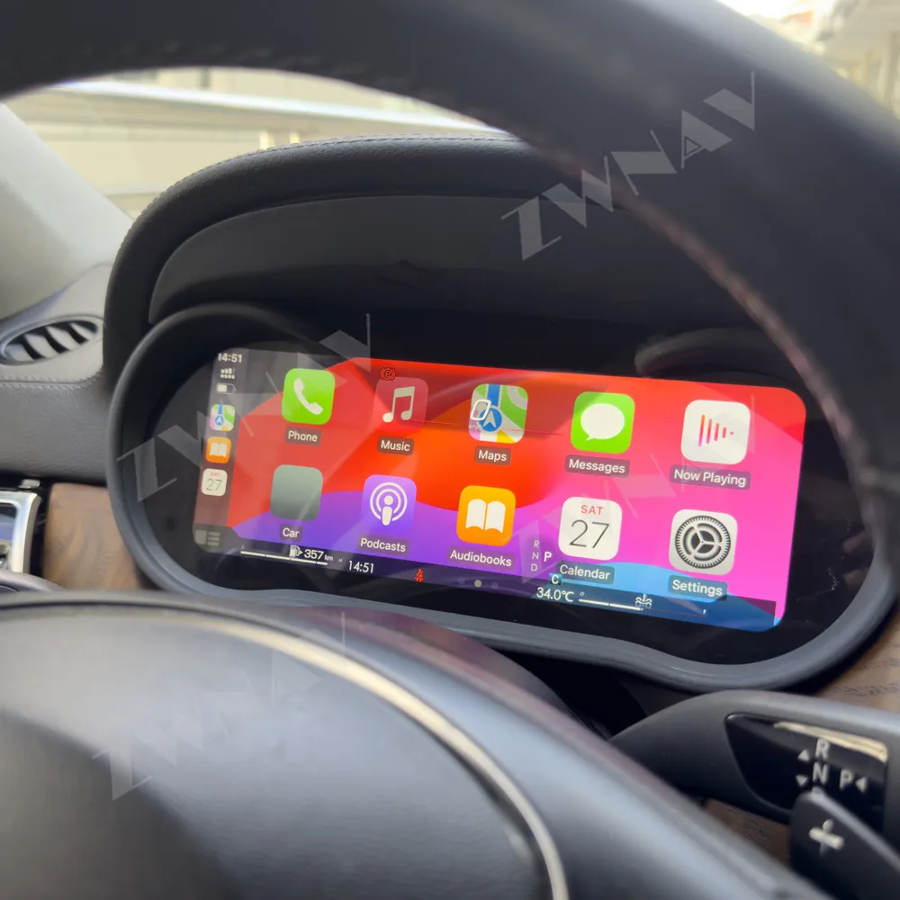 

Автомобильный ЖК-цифровой кластер приборной панели, датчики приборной панели, Carplay для Mercedes-Benz ML, GL, GLE, GLES, G 2013-2020, 12,3 дюйма