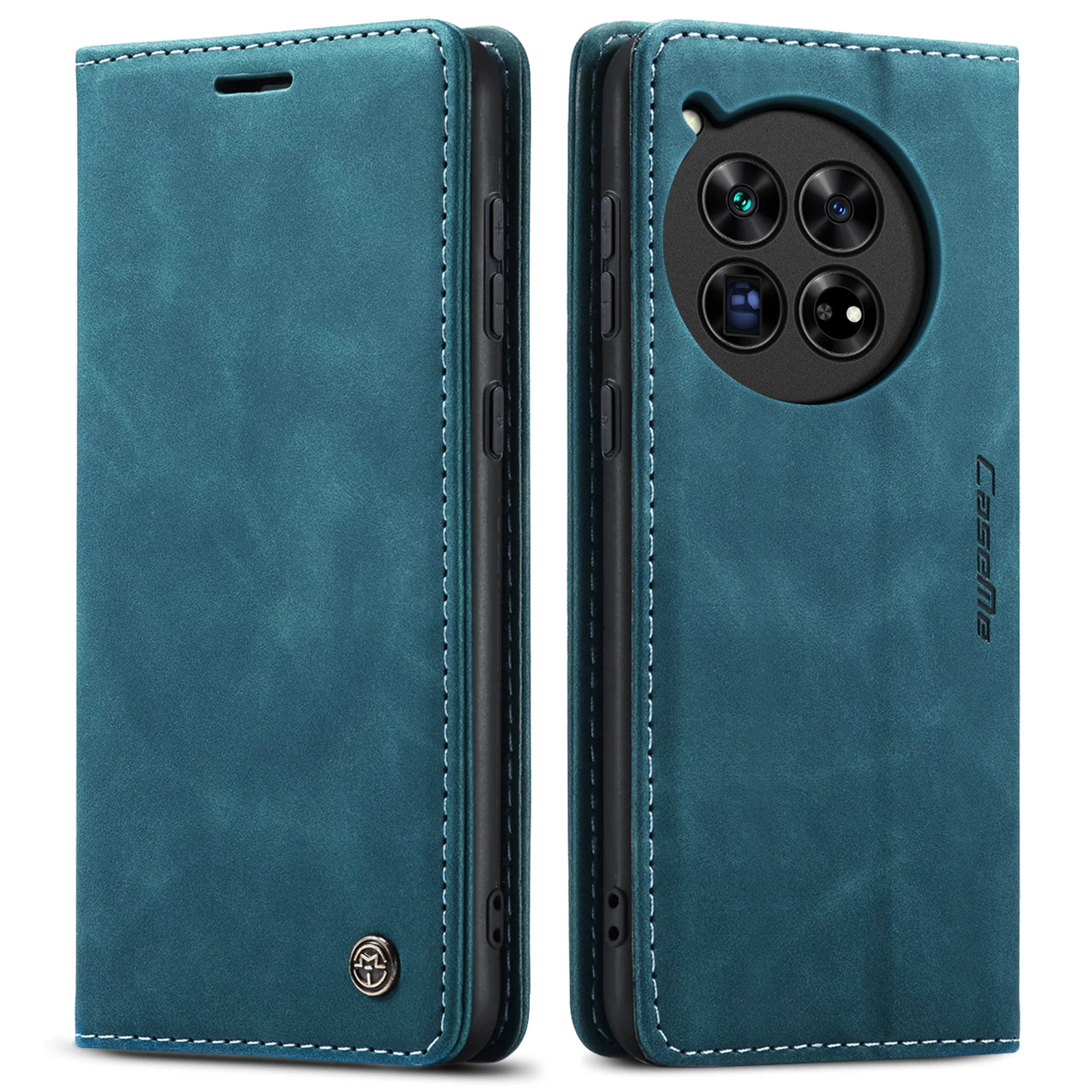 

Матовый флип-кожаный чехол для телефона в стиле ретро для OnePlus 13, чехол для телефона с слотом для карт, предотвращающий падение, чехол для OnePlus 12 11
