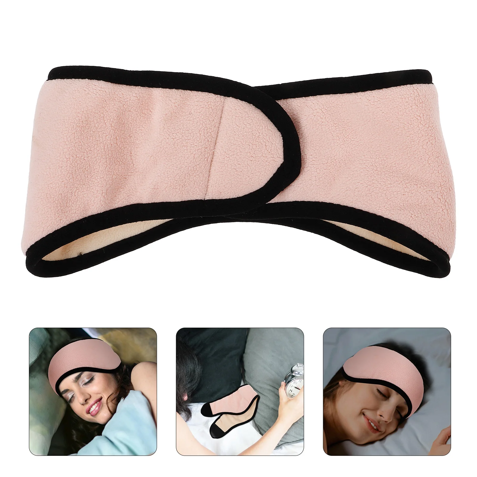 

Sleep Earmuffs Blindfold Cuffs Covers for Sleeping Mask Mute Adults Men Plush Miss Eye