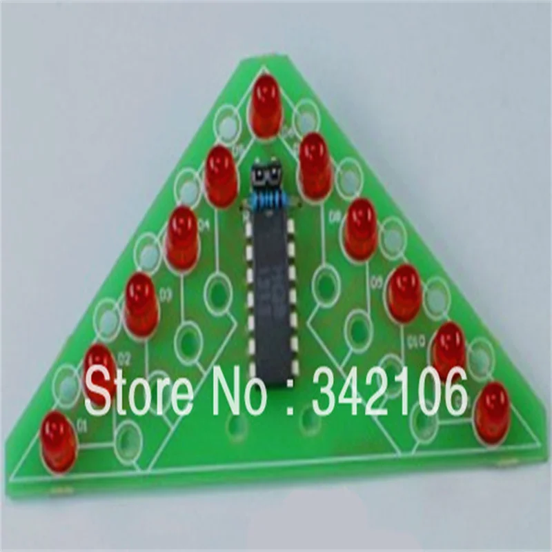 5pcs Christmas Tree Kit Fun Electronic Small Production Module Sensor