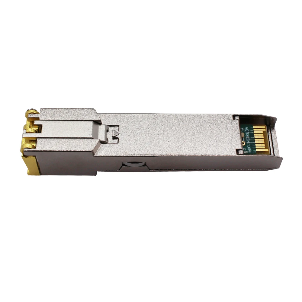5PCS Nufiber 10/100/1000M Fiber Optic Copper RJ45 SFP Transceiver Module FTTX Compatibility Many Brands Switches 0-70 100m Netwo