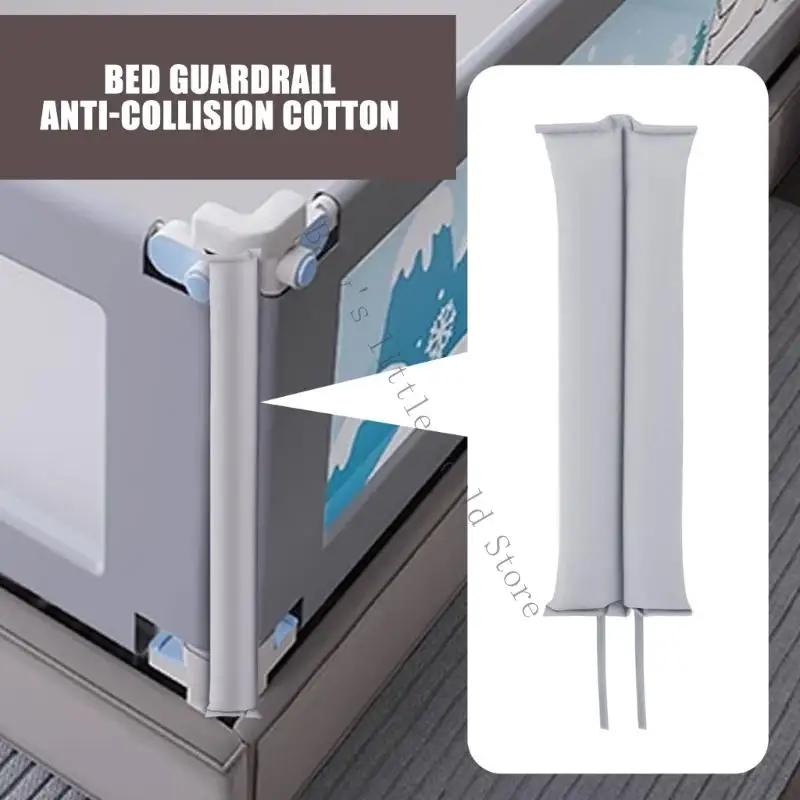Bed Rails Safety Cover Impact Absorbing Cotton Paddings Secure Fitting Universal Size Easy to Install for Family Use B2EB
