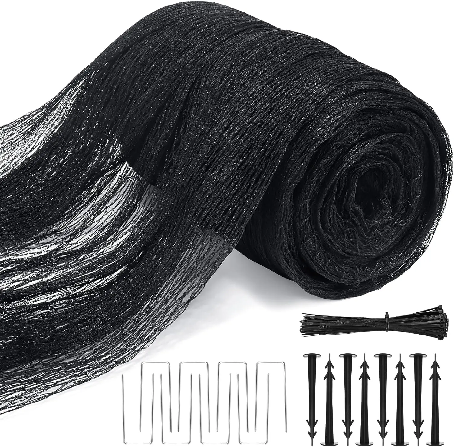 

Сетка садовая усиленная 8x100 футов, ячейка 5/8 дюйма, для защиты овощей и фруктовых деревьев от птиц и оленей