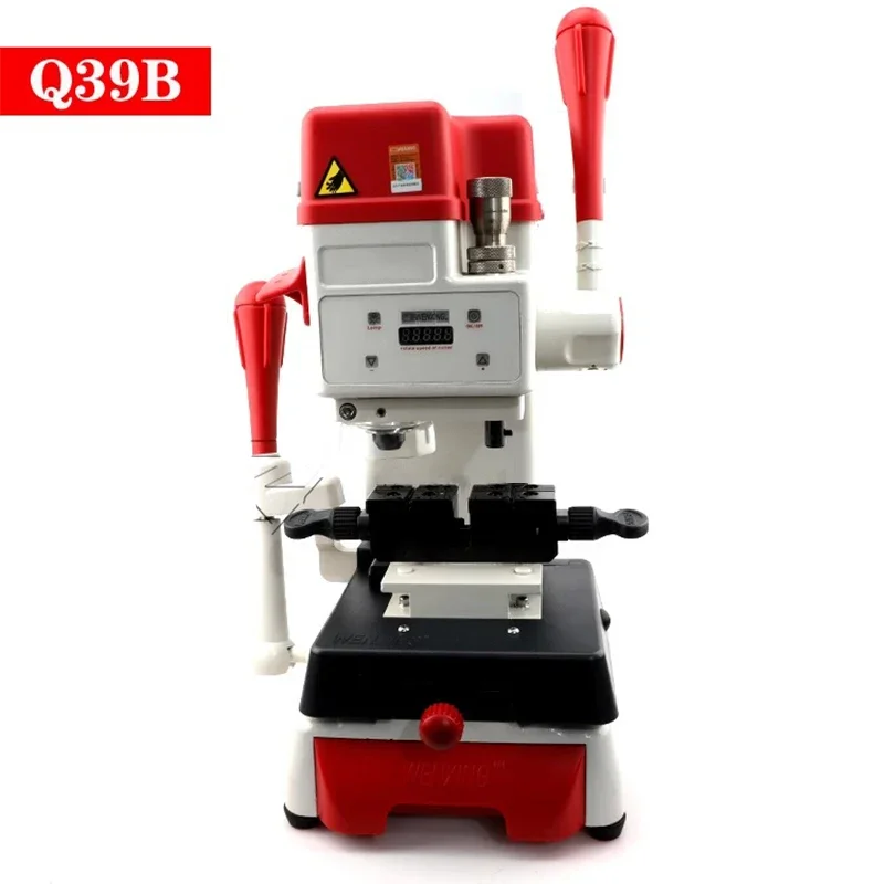 Q39B Semi-automatic Key Cutting Machine 120W 220V Key Copier Vertical Key Machine Adjustable Speed 5000-12000RPM