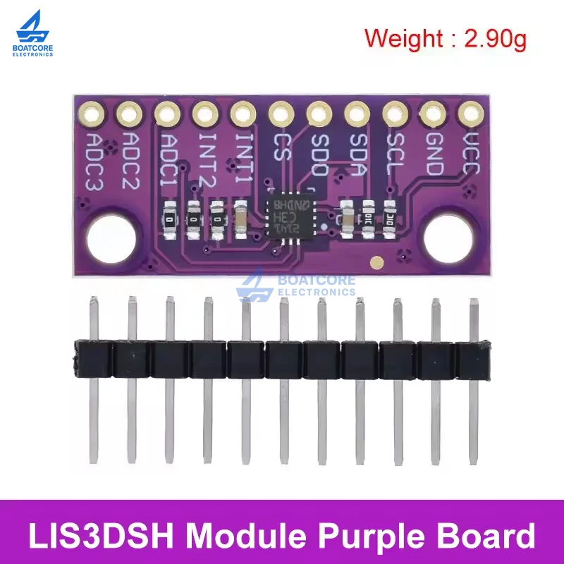 1PCS LIS3DSH LIS3DH High Resolution 3-Axis Accelerometer Module Triaxial Acceleration Sensor for Arduino STM32 DIY Projects