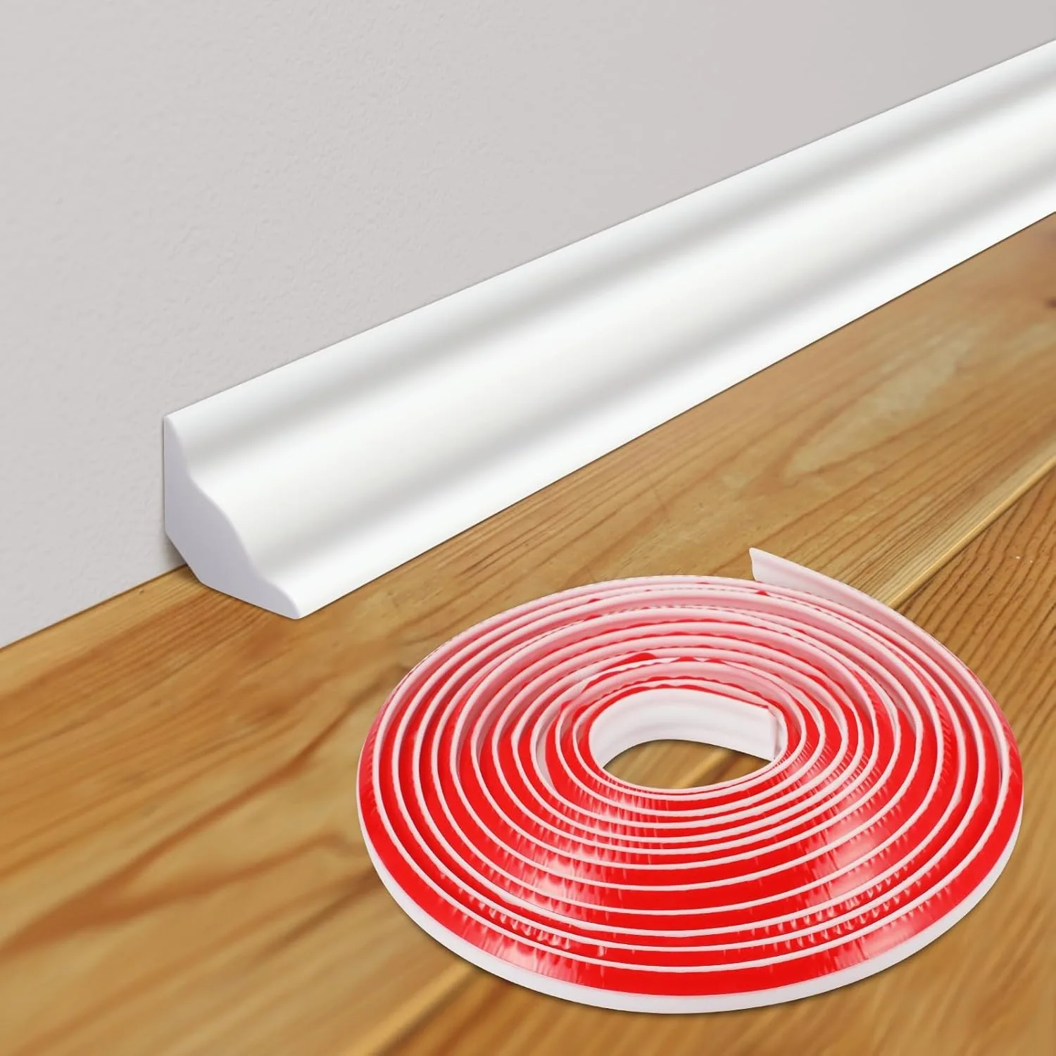 2m/78.74in Mildew-Resistant Sealing Strip, Quick Installation - Ideal for Kitchen Countertops, Sink Gaps, Toilet Base Edges