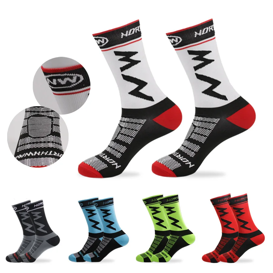 

2 pairs Sports socks, men's and women's outdoor sports, cycling socks, running socks, training, marathon, quick drying