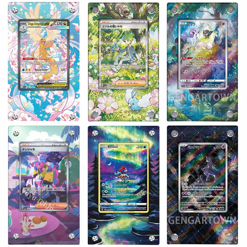 novo-suporte-de-exibicao-para-cartas-de-colecao-pocket-monster-anime-ptcg-mewtwo-charizard-mew-psyduck-wally-zekrom-keldeo-porta-cartas-de-presente