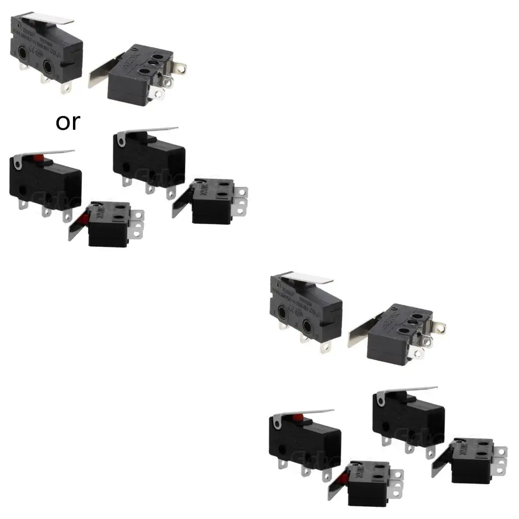 Aliexpress 2 Pcs C+NO+NC Micro Switch With Roller Arm Lever Limit Switch SPDT On/Off - Aliexpress Deal