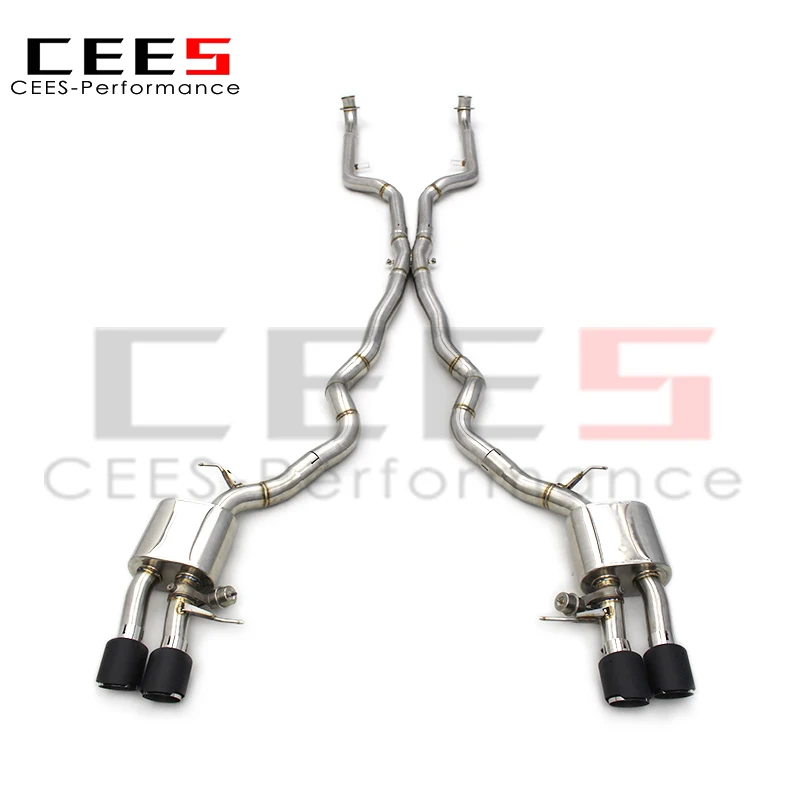 CEES Factory Direct Price Stainless Steel Catback Exhaust System For BMW M6 F06 4.4T 2012-2016 valve control Muffler Exhausts