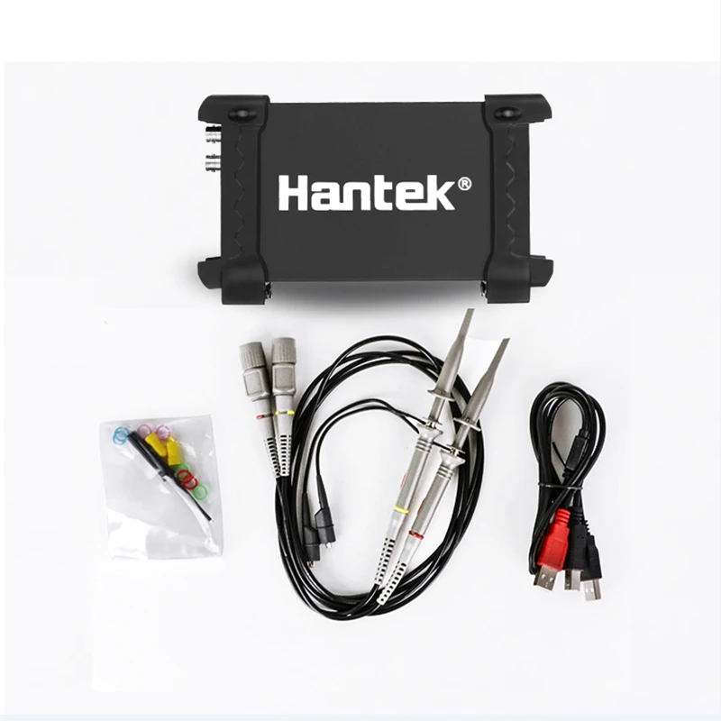 Hantek 6022BE USB do komputera oscyloskop cyfrowy 2 kanały 20MHz 48MSa/s przenośny do samochodu usterka elektroniczna diagnostyka naprawy oscyloskop