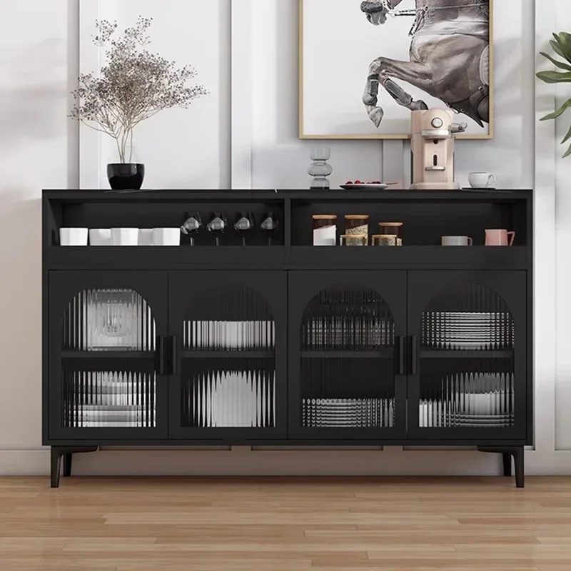 Storage Audio Nordic Living Room Cabinets Cosmetic Wooden Coffee Tea Display Cabinet Side Garage Vitrine Salon