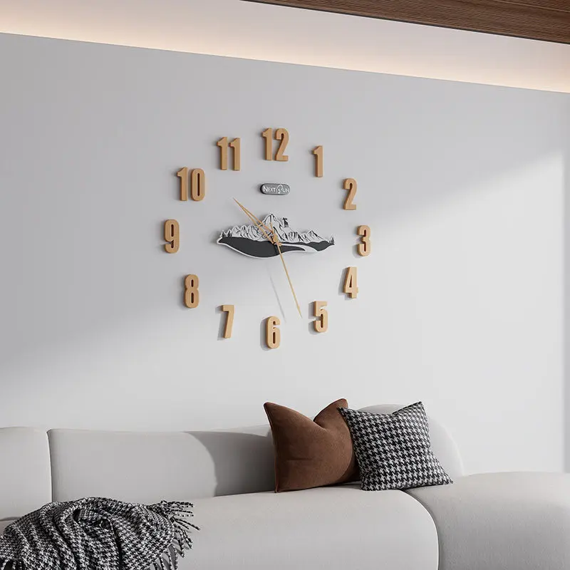 Fluorescent Premium Wall Clock Design Fashion Bedroom Luxury Wall Clock Living Room Modern Horloge Murale Aesthetic Room Decor