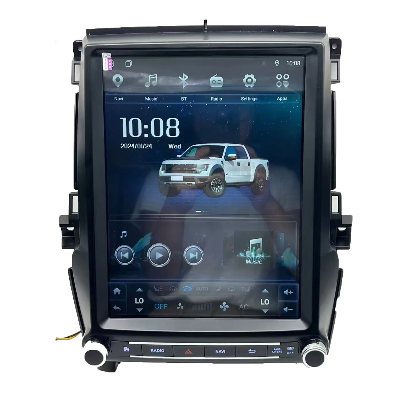 

Car Android GPS Navigation 12.1 Inches IPS Screen Stereo Radio for Ford EVEREST F550 2016- with Carplay, Hands Free Kit Wifi