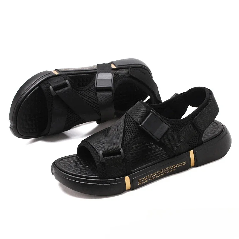 Sandal selop ukuran besar untuk pria, Sandal selop musim panas, Sandal kasual, Sandal Hiking, Sandal PVC pria, Sandal musim panas, sepatu terbuka, nyaman, nyaman, luar ruangan, untuk pria