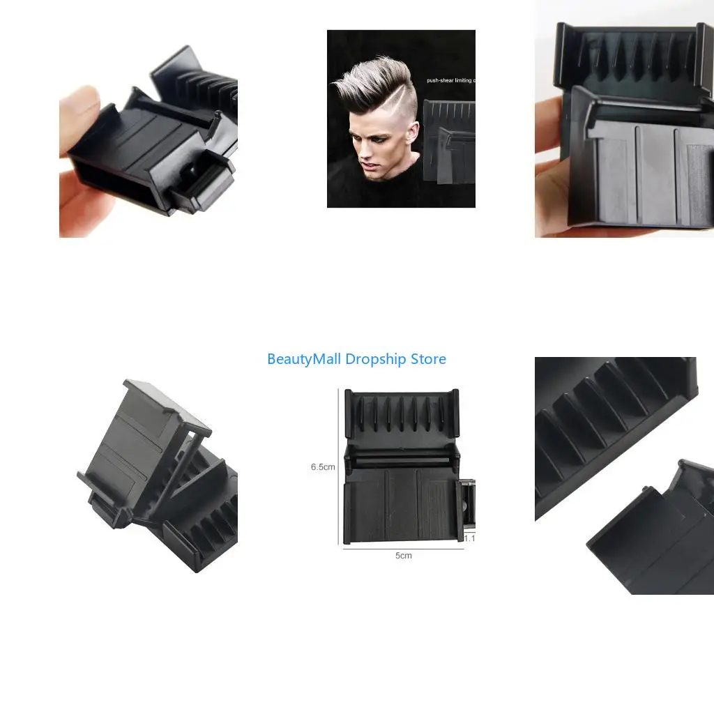 40JD Ergonomic Hair Cutter Limit Comb Guide Attachment Portable Plastic Hair Trimmer Guards Hair Home Salon Comb