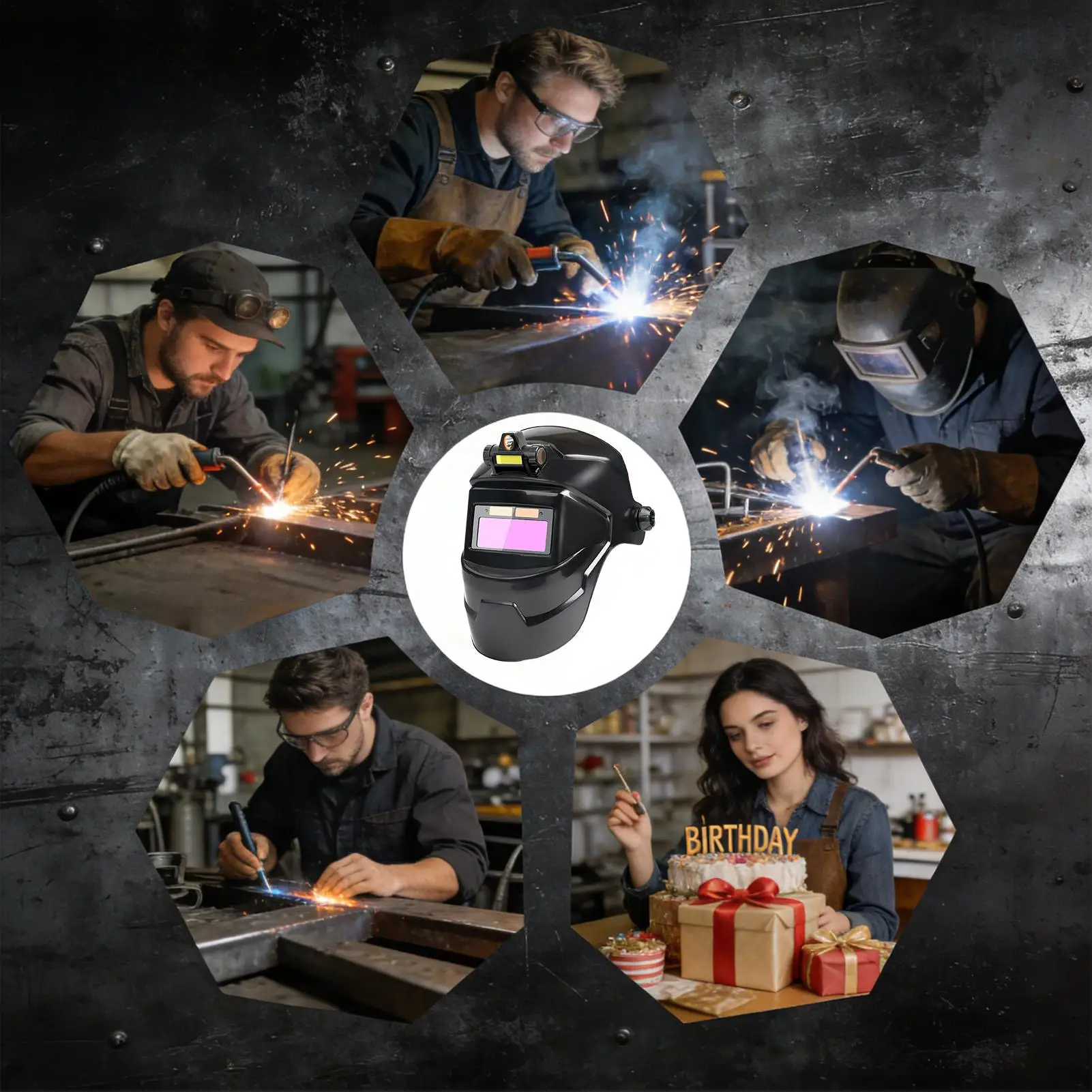 

Сварочная маска с автоматическим затемнением, термостойкая, для строительной и промышленной сфер