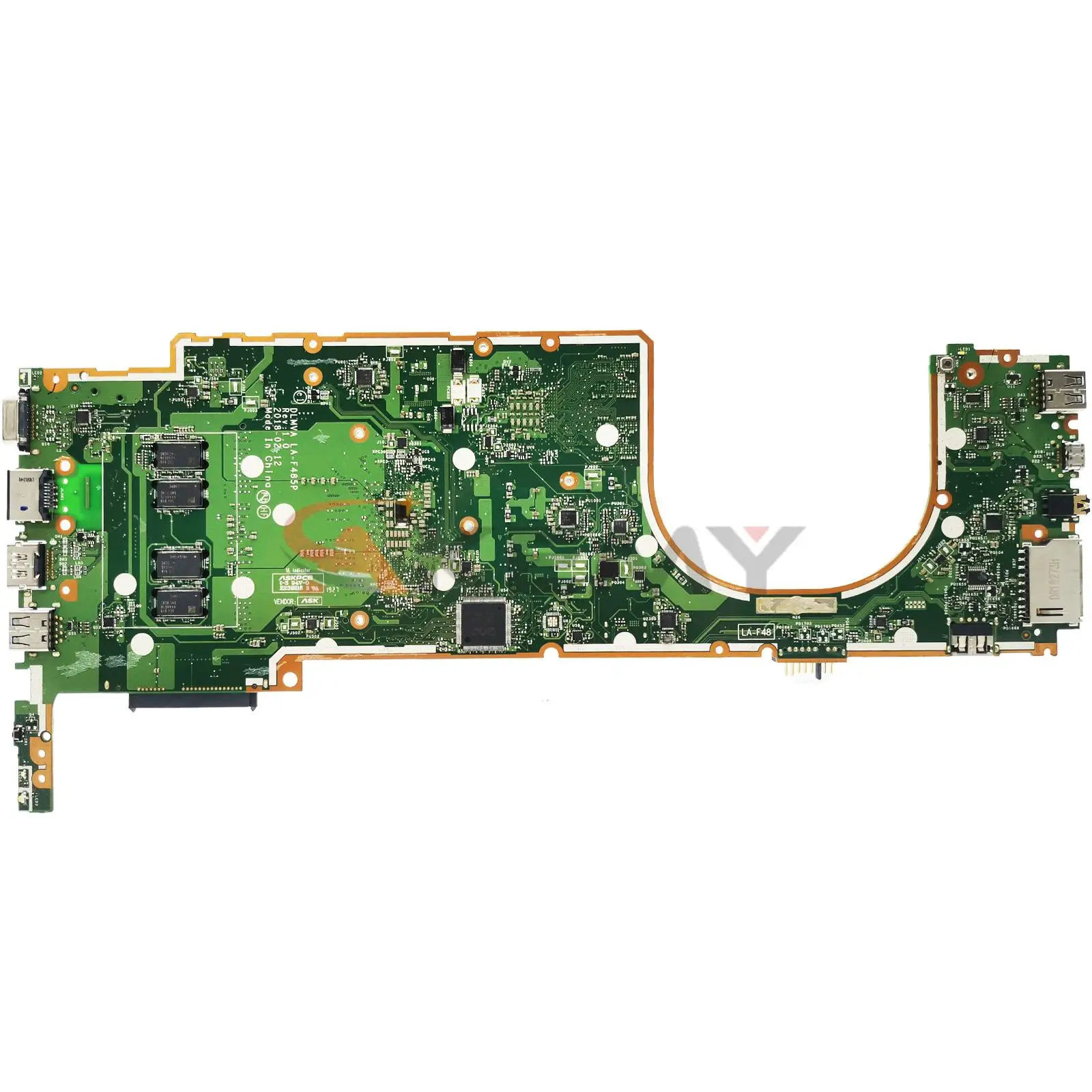 LA-F485P para Lenovo V330-14ARR Laptop Motherboard com R3-2200U R5-2500U R7-2700 CPU 4G RAM 5B20R54441 100% testado