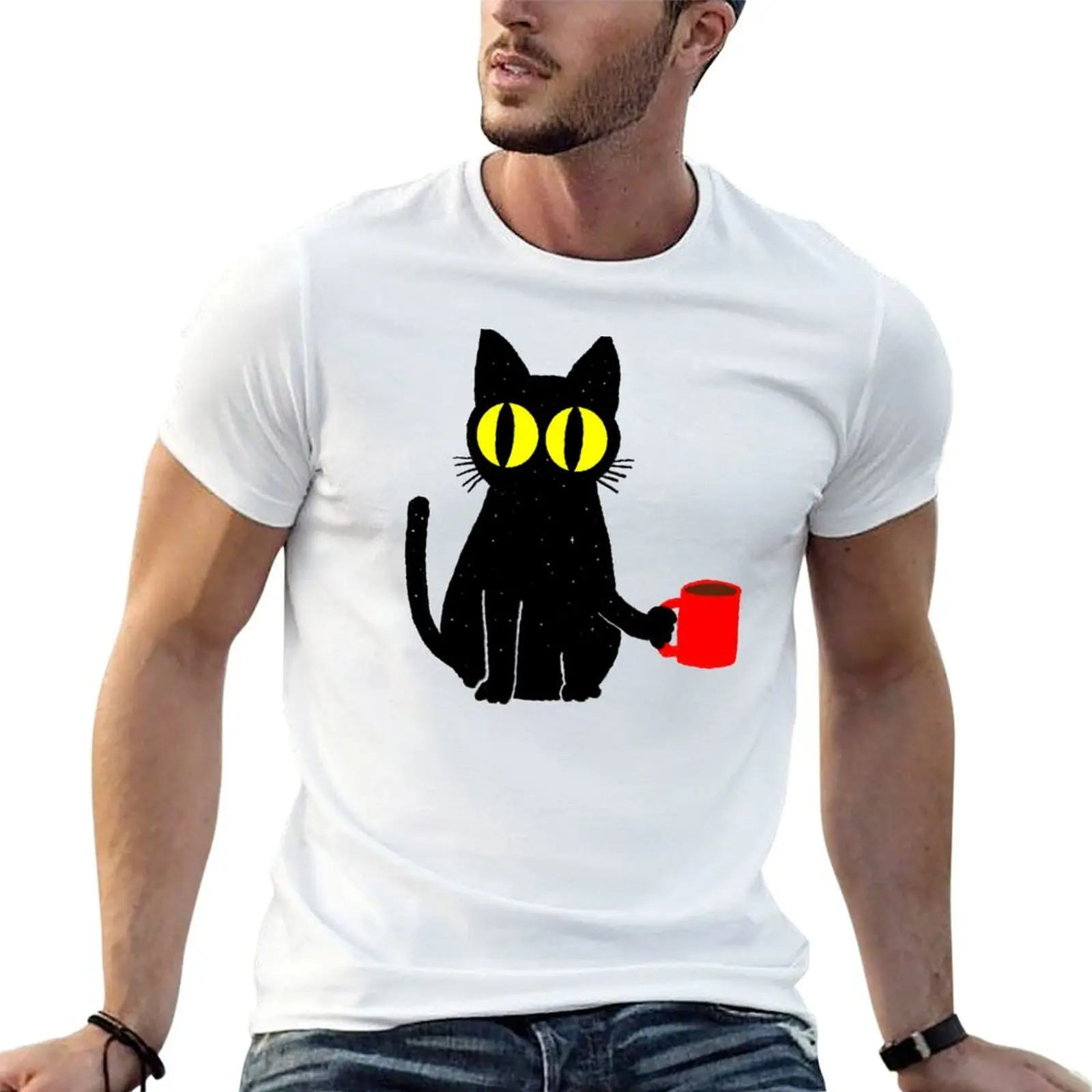 

for shirts shirts t cotton anime shirts T-Shirt t oversize man funny men t Catfeine