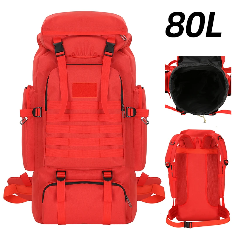 Tactical Hiking Trekking Package Outdoor Sports Camping Travel Backpack Climbing Mountaineering Rucksack Laser Molle Bags Men