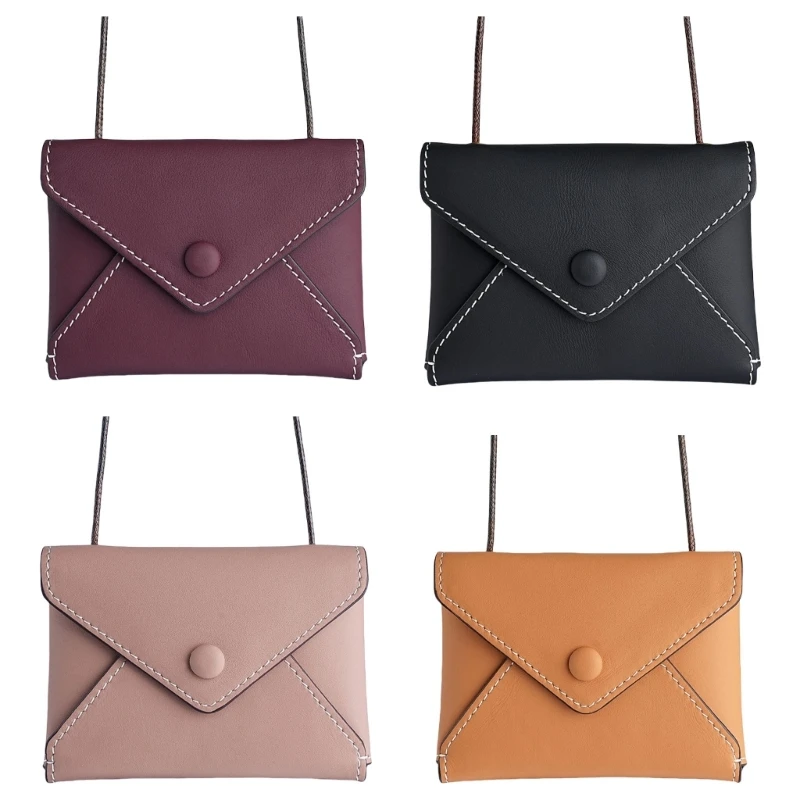 Mini bolsas ombro elegantes para moedas, cartões acessórios bolsa carteira pequena