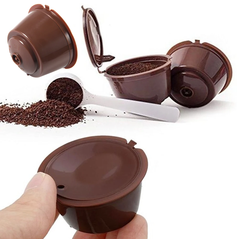 6-color Refillable Coffee Capsule Filter Screen Cup Recyclable Coffee Capsule