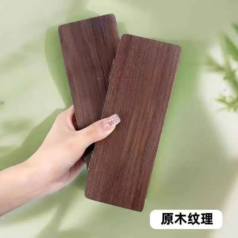 Wooden Pigment Box Magnetic Box Cover 24 Grid Watercolor Color Mixing Box Good Storage Carry It with You When Traveling
