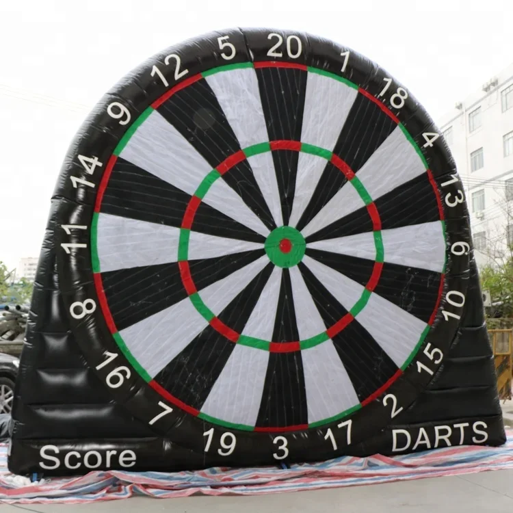 Hot sale customized  China wood soccer boards kick foot dart board inflatable darts for sale