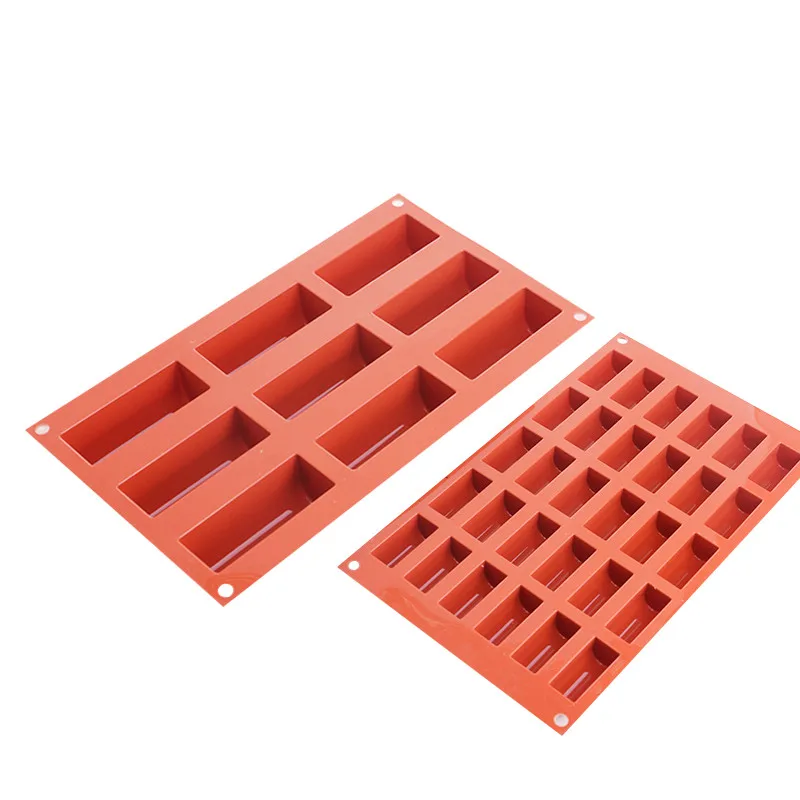 9/30 Holes Silicone Cake Mold Geometric Cube Squared Brownie Chiffon  Molds Kitchen Baking Tool Bakeware  Mini  Pan